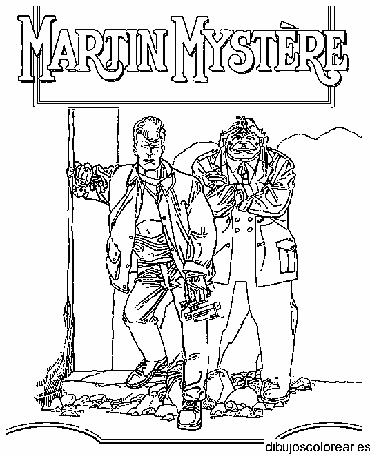 Dibujo de Martin Mystere