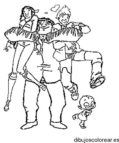 Dibujo personajes de Martin Mystere
