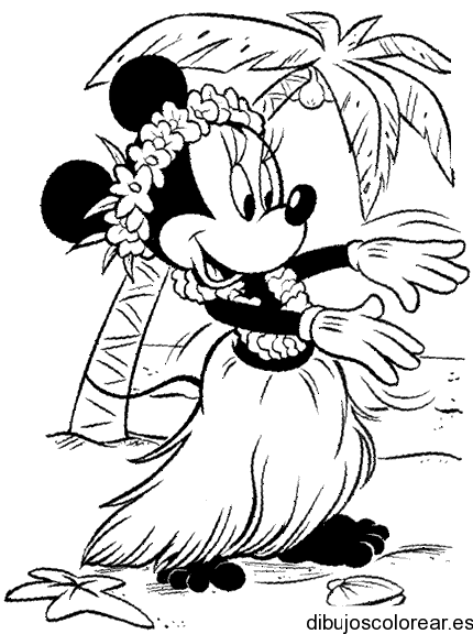 Minnie en Hawaii