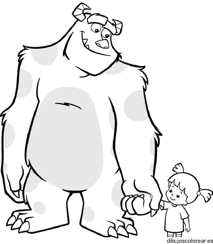 Dibujo de Monsters Inc