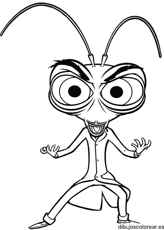 Dibujo de un monstruo al ataque
