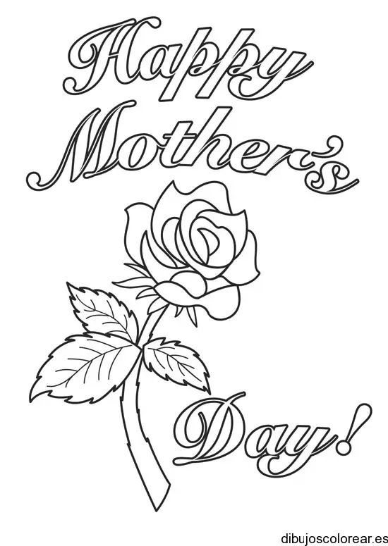 Dibujo de Happy Mothers Day