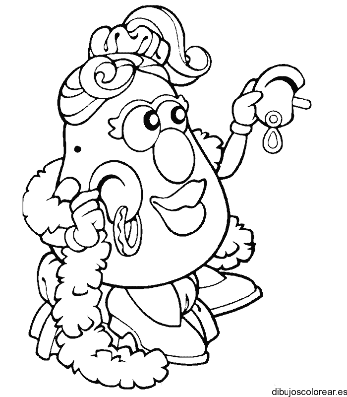 Dibujo de la señora Cabeza de Patata
