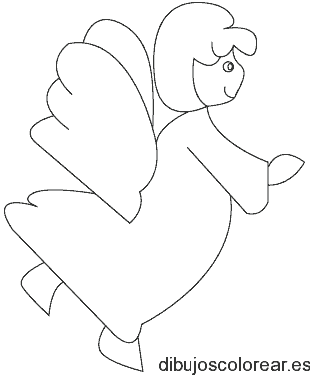 Dibujo de un ángel