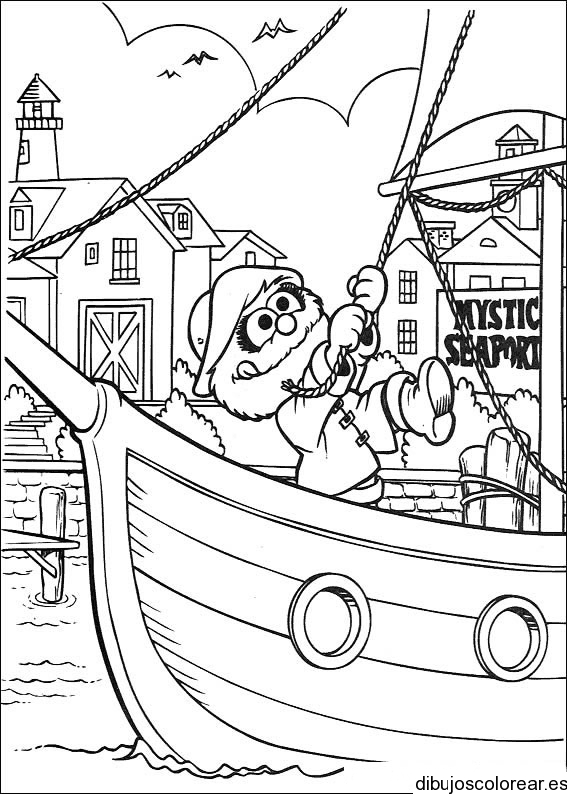 Dibujo de Los Mupetts marineros