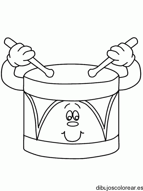 Dibujo de un tambor
