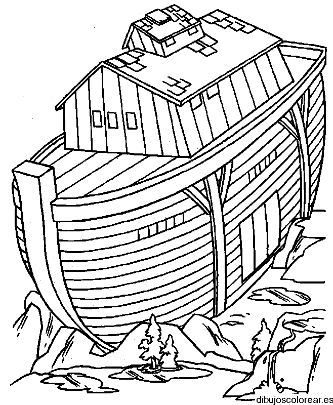 Dibujo del Arca de Noé