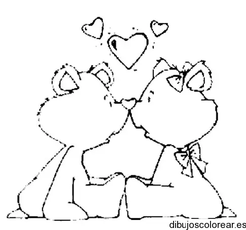Dibujo de pareja romántica
