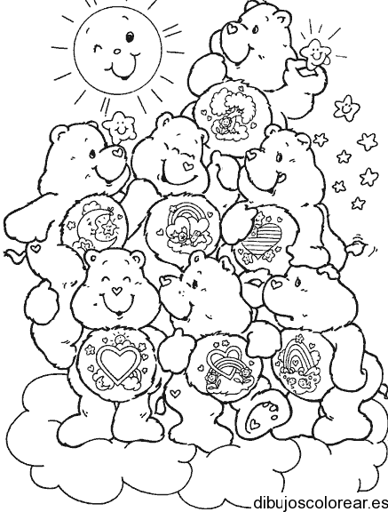 Dibujo de los ositos cariñosos