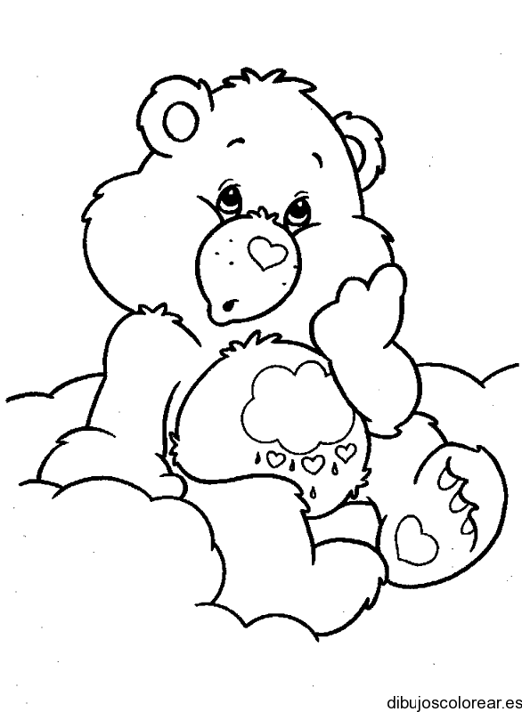 Dibujo de un osito cariñoso