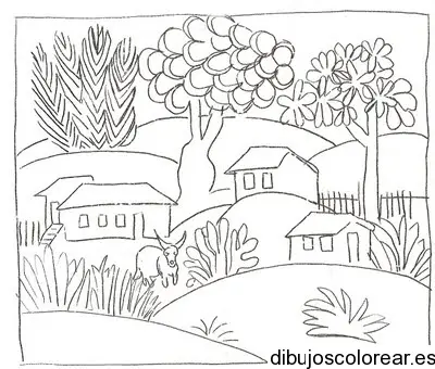 Dibujo de una comunidad 