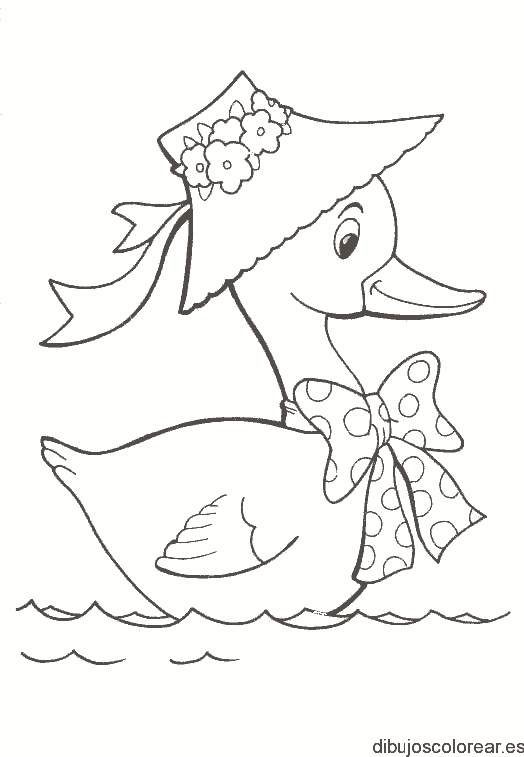 Dibujo de un patito