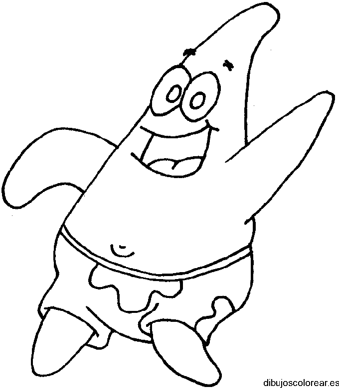 Dibujo de Bob la esponja danzando