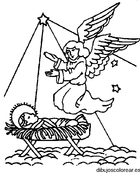 Dibujo del Arcángel San Gabriel