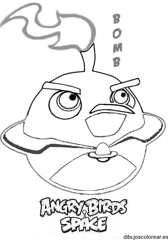 Dibujo Angry Birds Space
