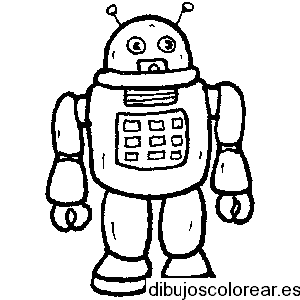 Dibujo de un viejo robot 