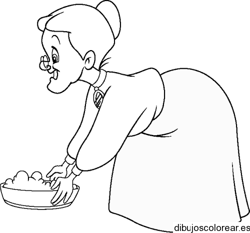 Dibujo de abuelita