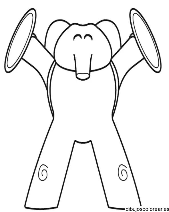 Dibujo de la Elefante Elly