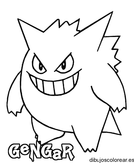 Dibujo de Gengar