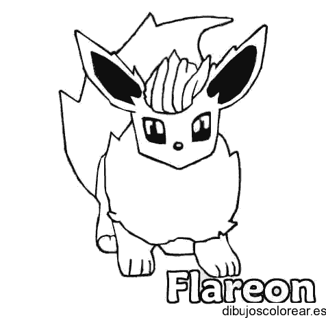 Dibujo de Flareon