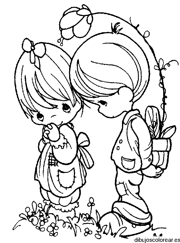 Dibujo de Precious Moments