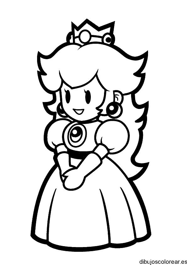 Dibujo de una princesita