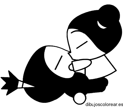 Dibujo de Pucca y Garu