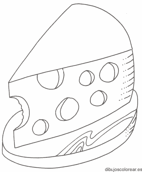 Dibujo de un queso