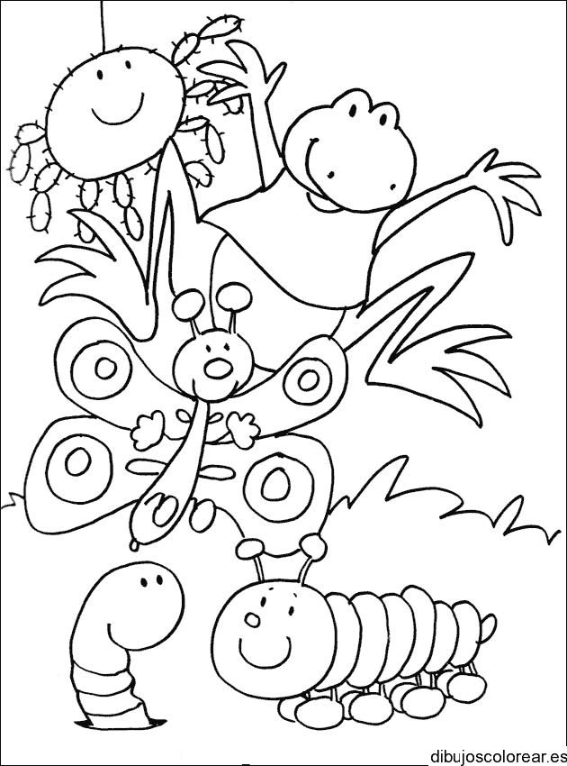 Dibujos de animales en el bosque