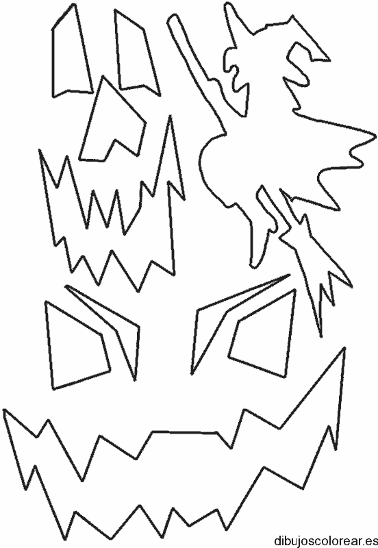Dibujo de siluetas de monstruos 