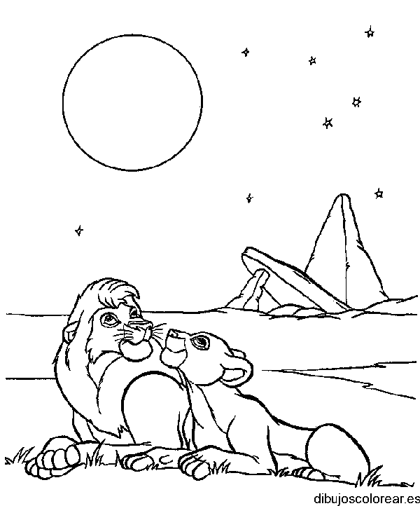 Pareja de El Rey León