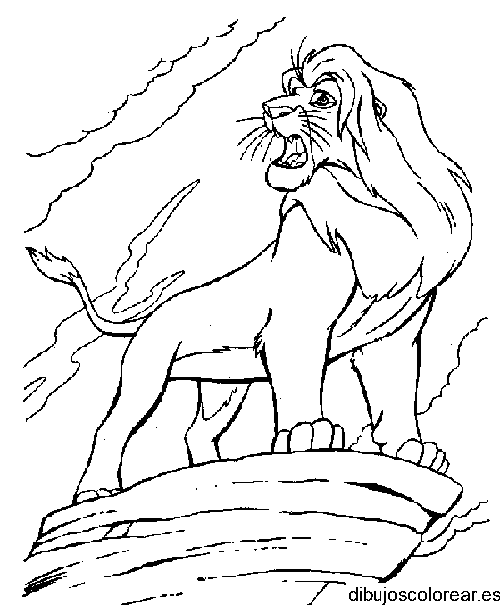 Dibujo de El Rey León