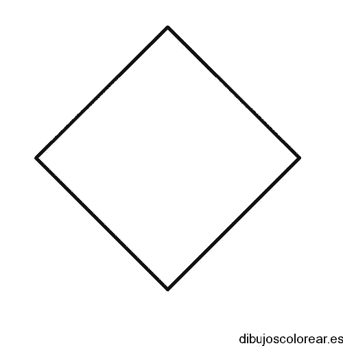 Dibujo de un rombo