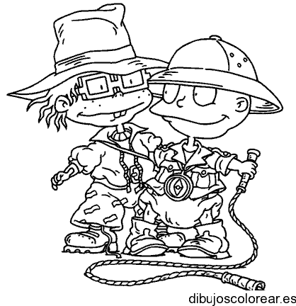 Dibujo de Tommy y Charlie