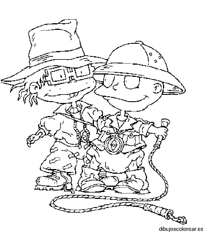 Dibujo de Carlitos con sombrero