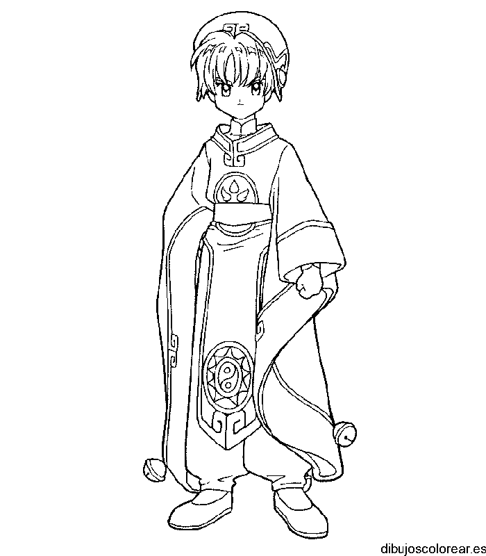 Dibujo de Sakura con enfado