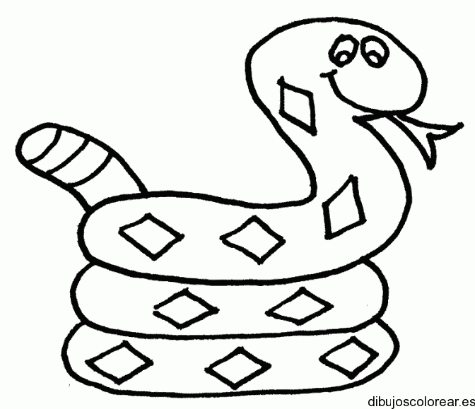 Dibujo de una serpiente