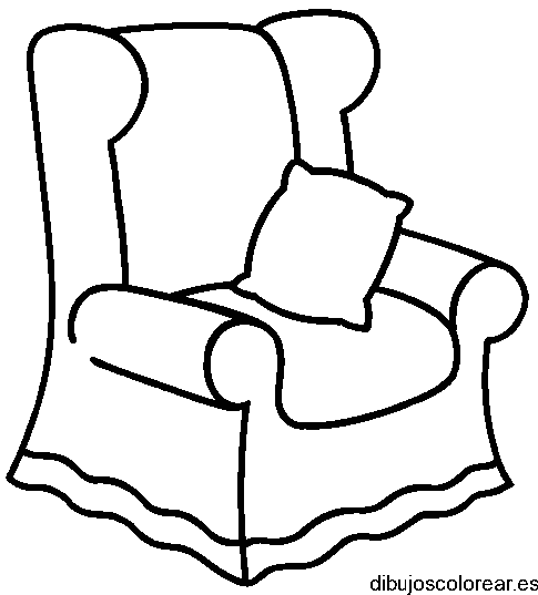 Dibujo de un sofá