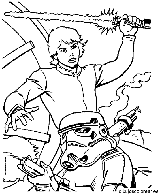 Dibujo de Luke Skywalker