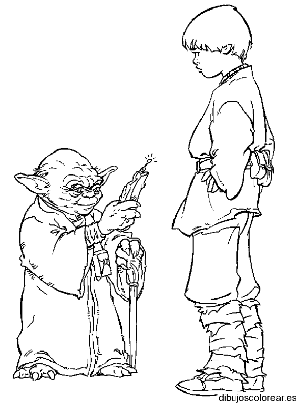 Dibujo de Anakin Skywalker
