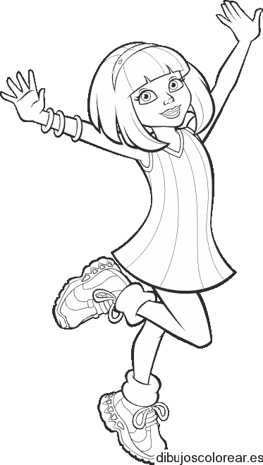 Dibujo de una niña