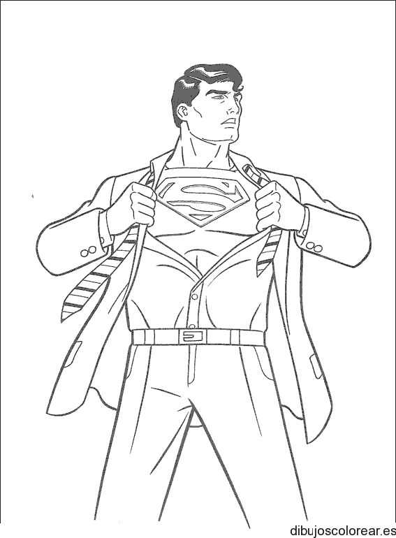 Dibujo de Supermán