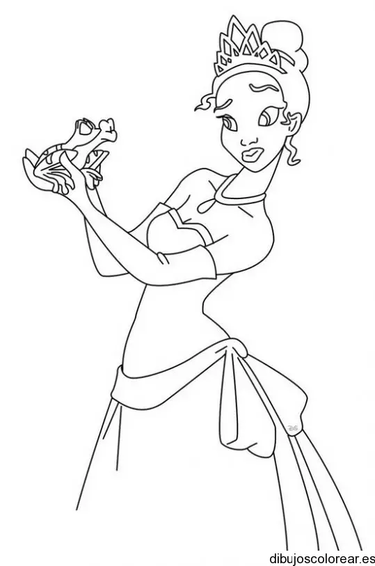 Dibujo de Tiana