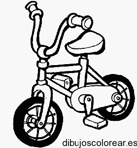 Dibujo de un pequeño triciclo