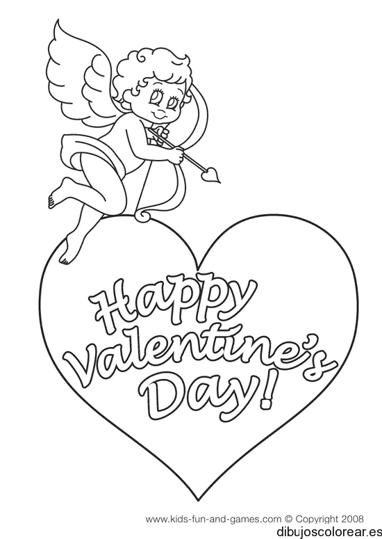 Dibujo de un cupido