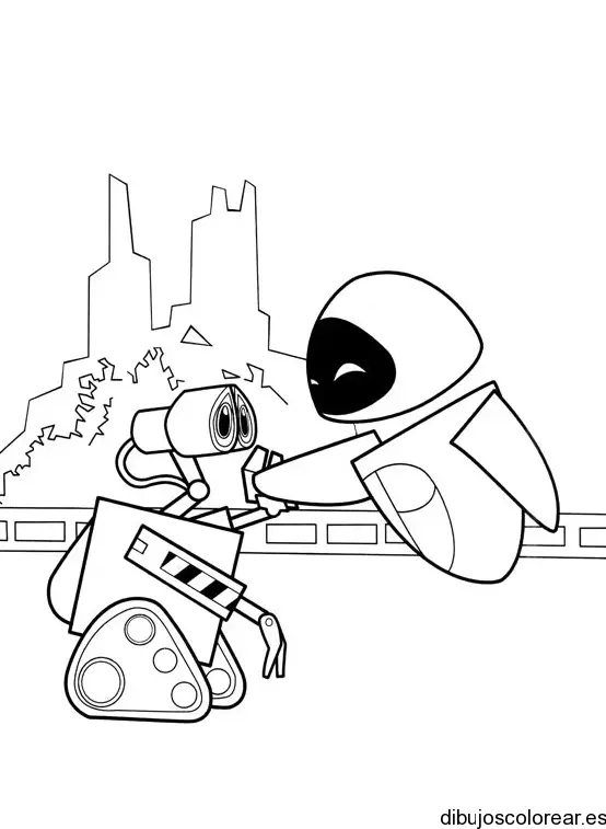 Dibujo de Wall romántico