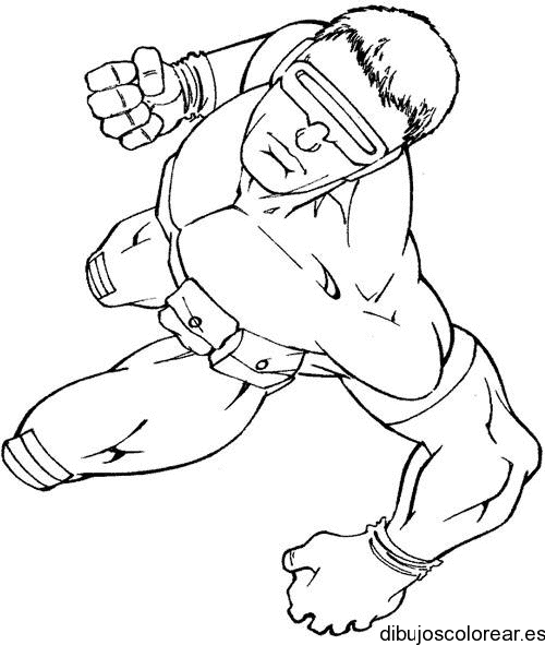 Dibujo de un X-Men