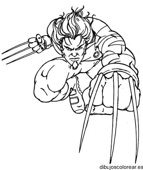 Dibujo de Wolverline