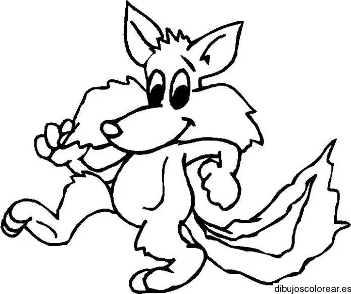 Dibujo de un zorro